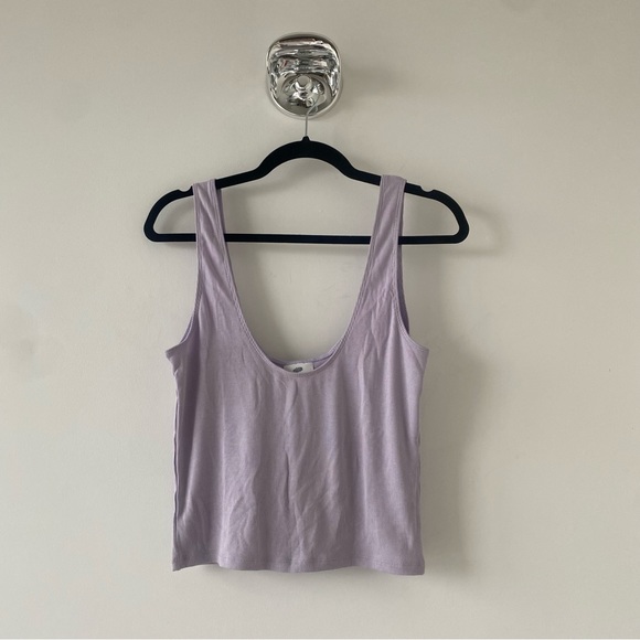 New Parade 
Scoop Tank | Lush Rib | Archive (Mist) Lavender - Picture 3 of 3